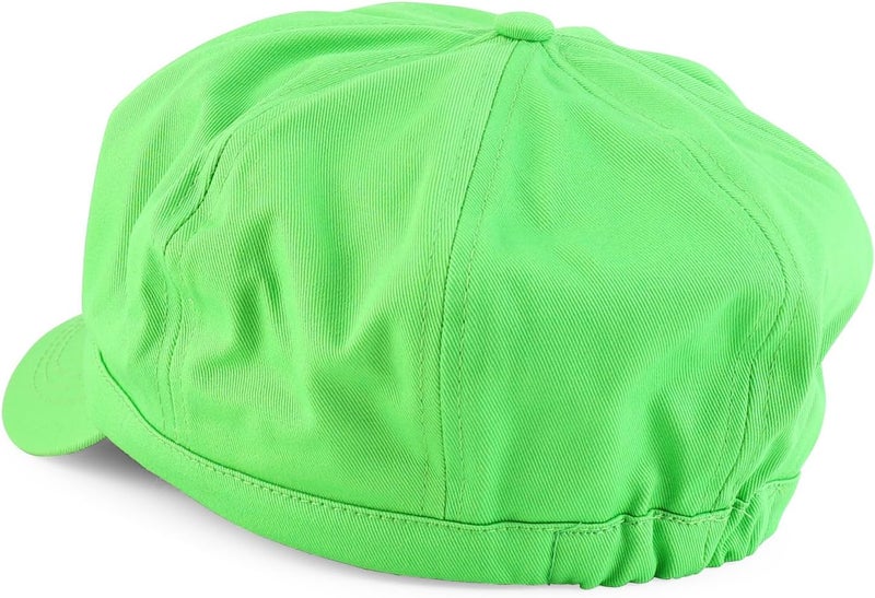 Armycrew 2XL Oversize Lightweight 100% Cotton Newsboy Cap with Elastic Back - Image 3